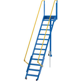 120"H Folding Mezzanine Ladder