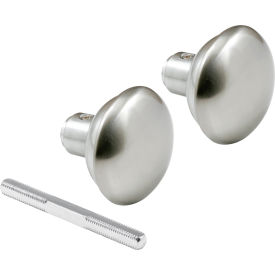 Satin Nickel Victorian-Style Knob Set, E 2498