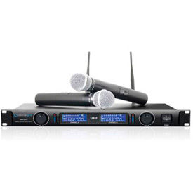 Professional UHF Dual Wireless Microphone System