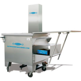 Portable Large Ultrasonic Cleaning Machine with Electric Lift, 115 Gallon