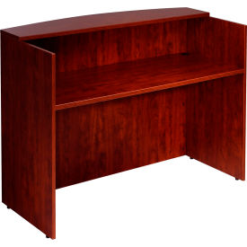Boss Reception Desk - 48" - Mahogany