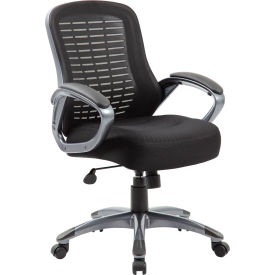 Mesh Office Chair - Fabric - High Back - Black