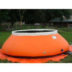 High-Sided Self Supporting Tank - 22 Oz. Thickness 154" Dia. x 48"H 2500 Gallon Blue