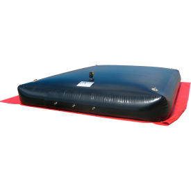 Gray Waste Water Bladder Tank - 600 Gallon Capacity - 111"L x 92"W x 16"H - Black