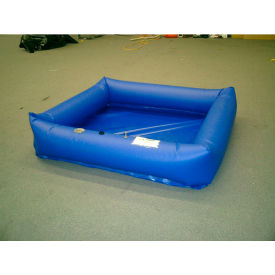 PVC Air Wall Decontamination Pool - 22 Oz. Thickness 48"L x 12"W x 50"H 230 Gal. Black
