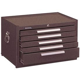 2805XB 29"W X 20"D X 16-5/8"H 5 Drawer Brown Mechanics Chest