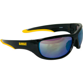 ANSI Z87.1+ Dominator Yellow Mirror Safety Glasses