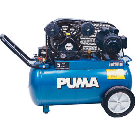 Portable Electric Air Compressor, 2 HP, 20 Gallon, Horizontal, 5 CFM