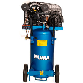 Portable Electric Air Compressor, 2 HP, 20 Gallon, Vertical, 5 CFM