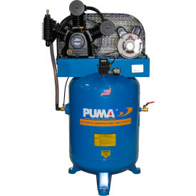 3 HP, Two-Stage Compressor, 40 Gallon, Vertical, 175 PSI, 10.2 CFM, 1-Phase 208-230V