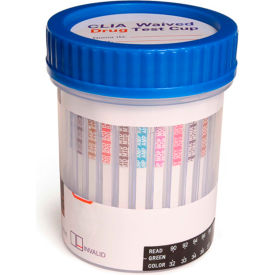 12 Panel Drug Test Cup CLIA Waived, 25 Tests/Box