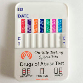 On-Site Testing Specialists 12-Panel Drug Dip Card Test, 25 Tests/Box
