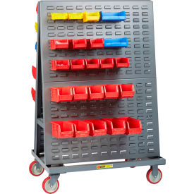 Mobile A-Frame - Lean Tool Cart, Louvered Panels, 24"D x 48"W