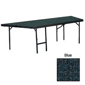 Stage Pie Unit with Carpet for 36"W x 24"H Stage Units - Blue