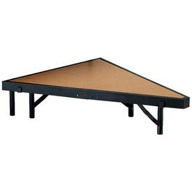 Pie Unit with Hardboard for 36"W x 8"H Stage Units