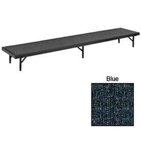 Riser Tapered with Carpet - 78"L x 18"W x 32"H - Blue