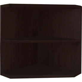 Medina Corner Support for Hutch 15"W x 15"D x 18"H Mocha