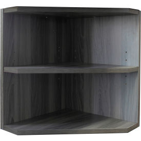 Medina Corner Support for Hutch 15"W x 15"D x 18"H Gray Steel