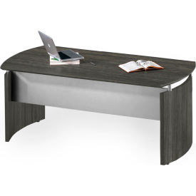 Medina 72"W Desk 72"W x 36"D x 29-1/2"H Gray Steel