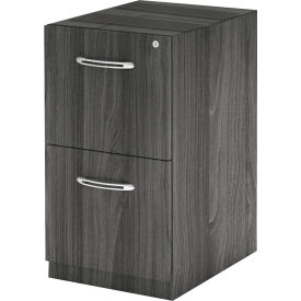 Aberdeen Desk FF Pedestal 15-1/4"W x 26-1/2"D x 27-1/2"H Gray Steel