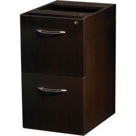 Aberdeen Desk FF Pedestal 15-1/4"W x 26-1/2"D x 27-1/2"H Mocha