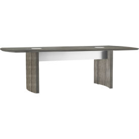 10' Conference Table - Gray Steel
