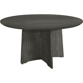 48" Round Conference Table - Gray Steel - Medina Series