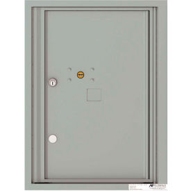 Florence Versatile 4C Horizontal Mailbox, 23-1/4"H, Front Loading, Silver, USPS