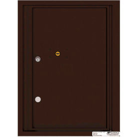 Florence Versatile 4C Horizontal Mailbox 23-1/4"H, 1 Parcel, Front Loading, Brown, USPS