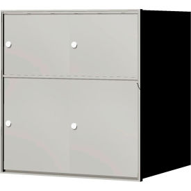 Florence 4B+ Horizontal Mailbox, 28" H, 4 Parcel, Front Loading, Aluminum, USPS