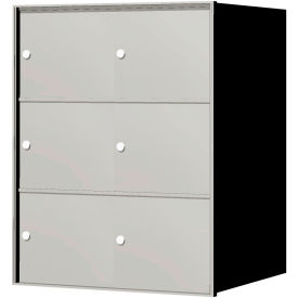 Florence 4B+ Horizontal Mailbox, 33-3/8" Height, 6 Parcel, Front Loading, Aluminum, USPS