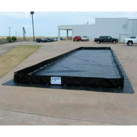 Portable Patriot Angle Berm 30 oz. Vinyl, 12' x 12', Blue, P-12121v30-BL