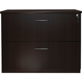 Medina Series 2 Drawer Lateral File Mocha