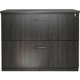 Medina Series 2 Drawer Lateral File Gray Steel