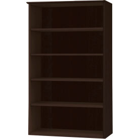5 Shelf Bookcase Mocha