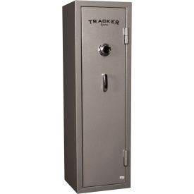 Gun Safe With Mechanical Lock - 30 Min Fire Rating 18x15-1/2x59 - 8 Gun Cap. Gray
