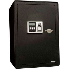 Security Safe S19 With Biometric Lock & Keyed Lock 13-3/4"Wx12-1/4"Dx19-5/8"H Black