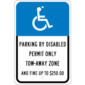 Traffic Sign, Reserved Parking Florida, 18" X 12", White