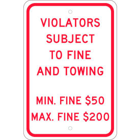 Traffic Sign, Reserved Parking Pennsylvania, 18" X 12", White