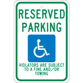 Traffic Sign, Reserved Parking New Mexico, 18" X 12", White