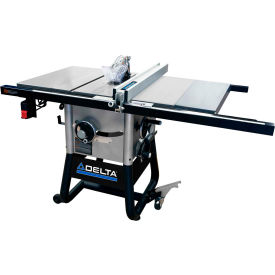 10 In. Left Tilt Table Saw with 30 In. Right Rip, Cast Iron Wings