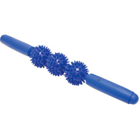 Massage Bar, 6 x 42 cm (2.4" x 16.5"), 3 Balls, Blue, 1 Each
