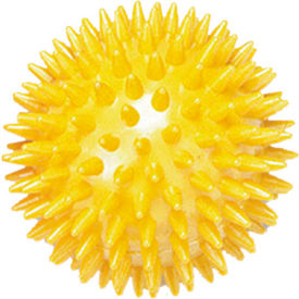 Massage Ball, 8 cm (3.2"), Yellow, 1 Each