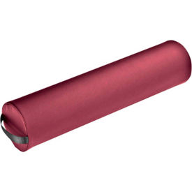 Jumbo Full-Round Bolster, 8.5"L x 25.6" Dia, Burgundy