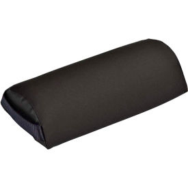 Mini Half-Round Bolster, 13"L x 6" Dia, Black