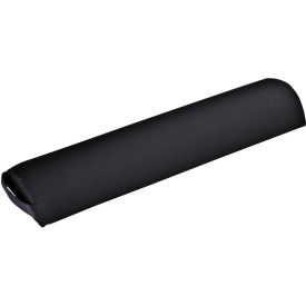 Half-Round Bolster, 24.5"L x 6" Dia, Black
