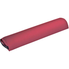 Half-Round Bolster, 24.5"L x 6" Dia, Burgundy