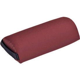 Mini Half-Round Bolster, 13"L x 6" Dia, Burgundy