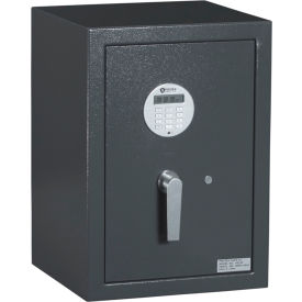 Medium Electronic Burglary Safe With Electronic Lock HD-53 14-7/8" x 14-1/4" x 20-7/8" Gray