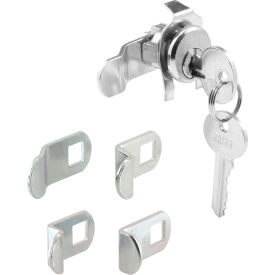 Mail Box Lock, 5 Cams, 5 Pin, Satin Nickel